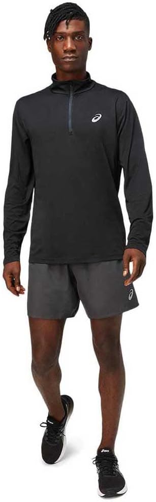 Asics Men's 2011C333-001_L Sweatshirt, Black, L