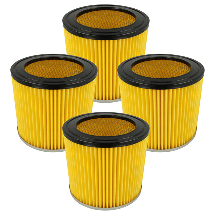 vhbw 4X Ersatz-Filter kompatibel mit Scheppach UG710, UG700, HA1000, HD040 Absauganlage für Holzbear