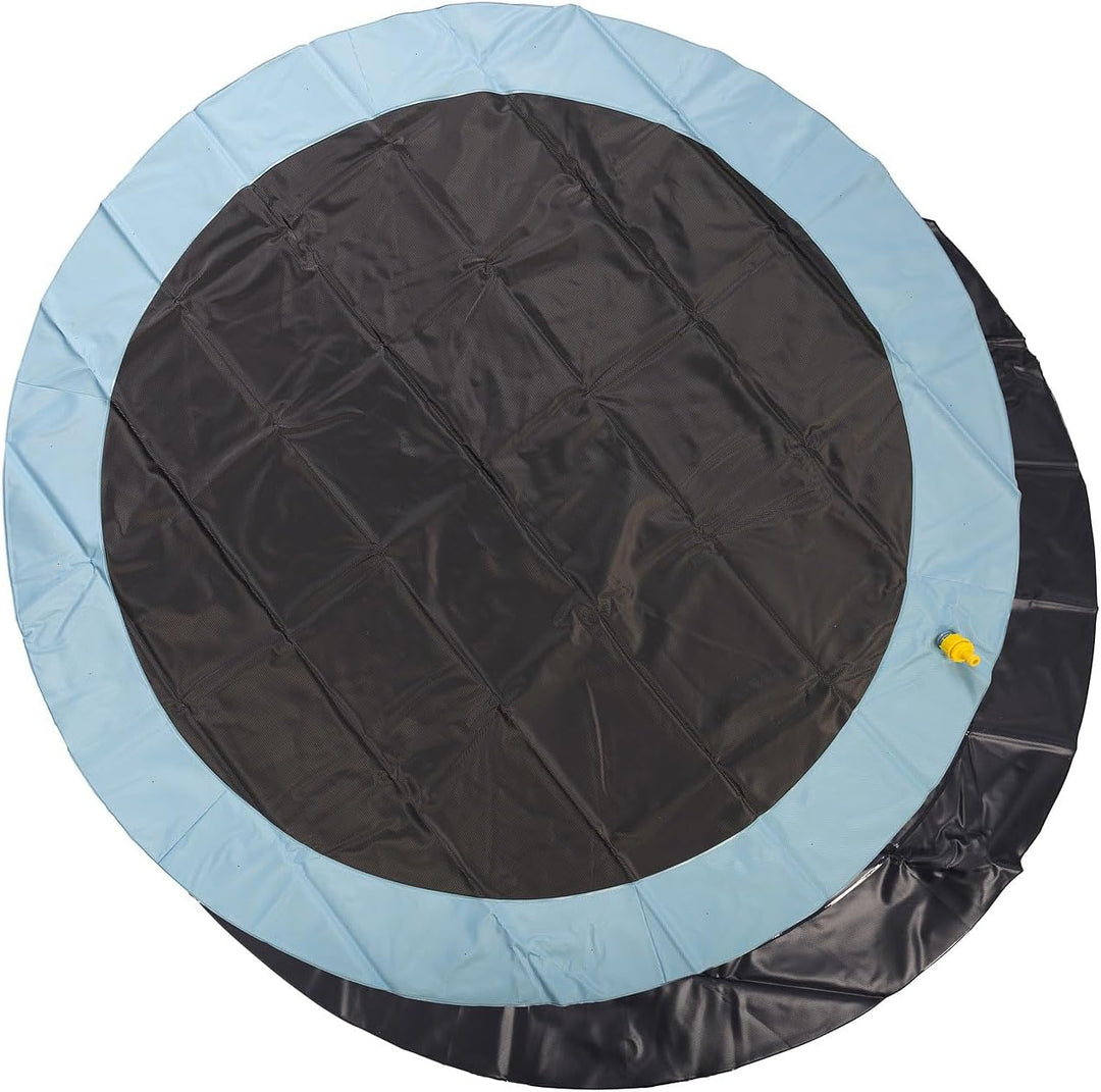 infactory Sprinklerpool: 2er-Set Wasser-Spielmatte für Kinder & Hunde, Schlauchanschluss, PVC (Sprit