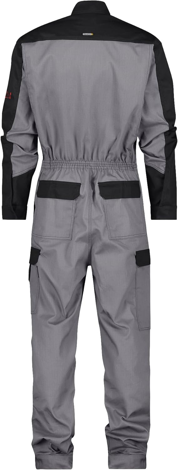 DASSY® Niort DASSY® Niort Multinorm Overall mit Kniepolstertaschen - Grösse XS - GRAPHITGRAU/SCHWARZ