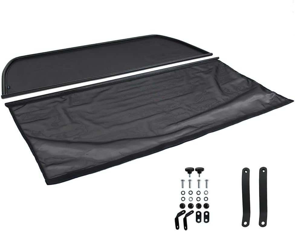Aperta Windschott passend für Ford Mustang SN-95 100% Passgenau OEM Qualität Schwarz Windstop Windab