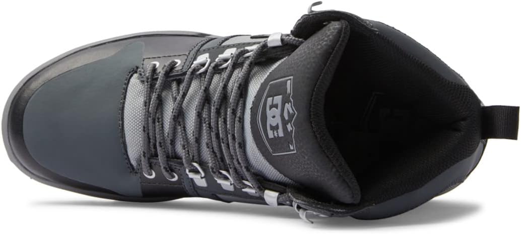 DC Shoes Herren Pure Hi Bootsschuh, Black Grey Black