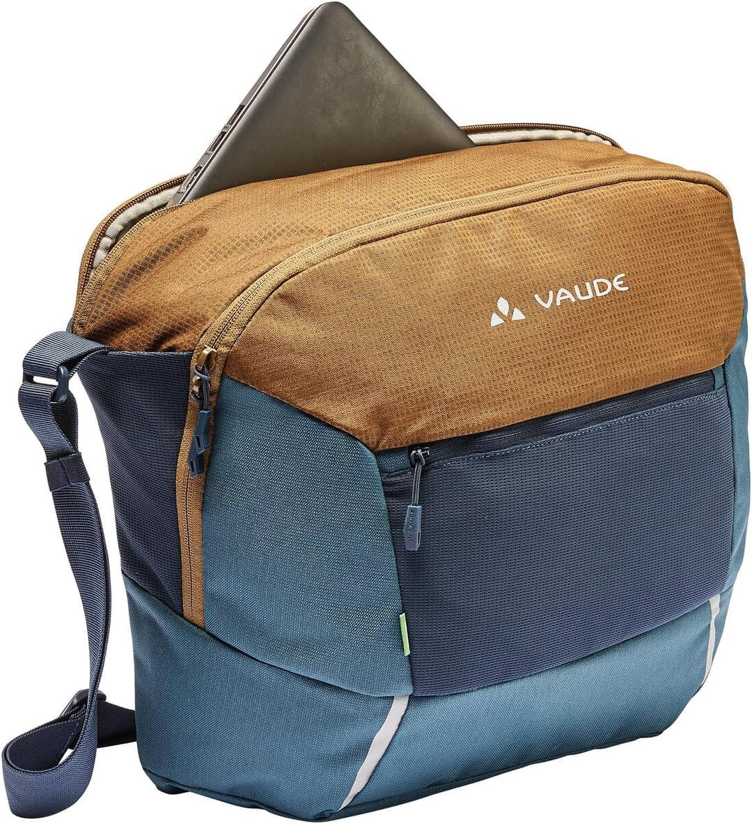VAUDE Unisex Cycle Messenger M Fahrradtaschen Einheitsgrösse Baltic Sea/Umbra, Einheitsgrösse Baltic