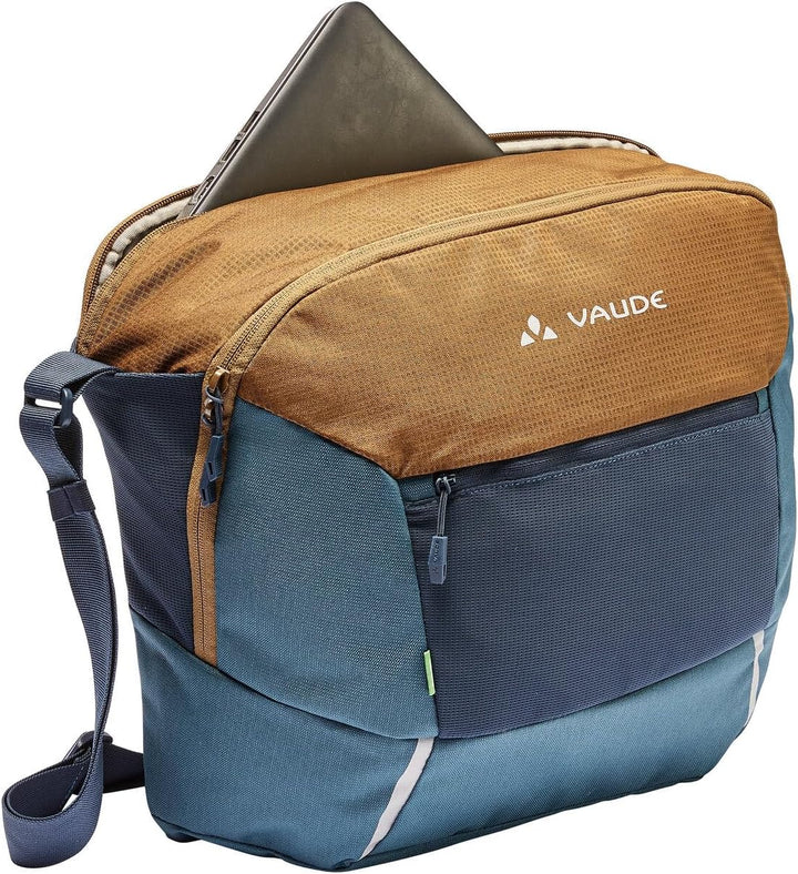 VAUDE Unisex Cycle Messenger M Fahrradtaschen Einheitsgrösse Baltic Sea/Umbra, Einheitsgrösse Baltic
