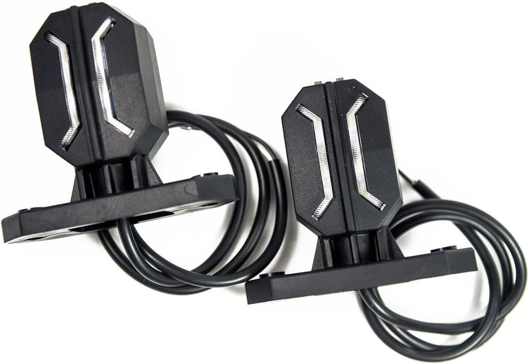 2 x LED Gummi Begrenzungsleuchte Seitenleuchte modern 12V 24V mit E-Prüfzeichen Positionsleuchte Aut