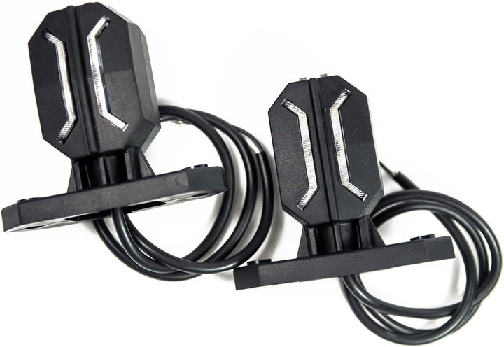 2 x LED Gummi Begrenzungsleuchte Seitenleuchte modern 12V 24V mit E-Prüfzeichen Positionsleuchte Aut