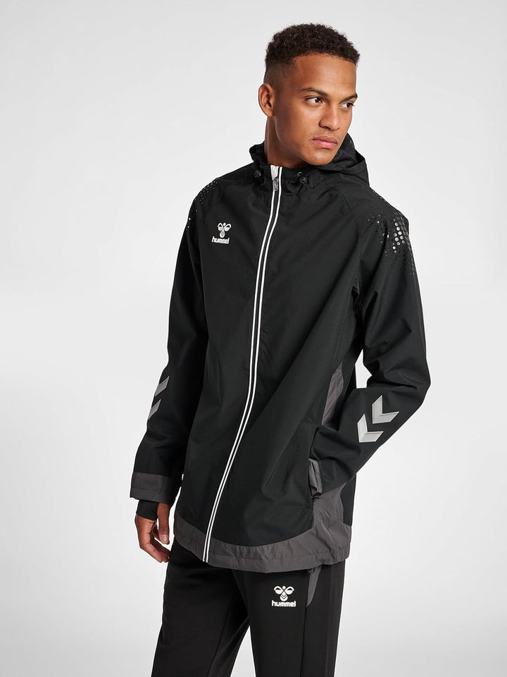 hummel hmlLEAD Allwetterjacke Herren M schwarz / anthrazit, M schwarz / anthrazit