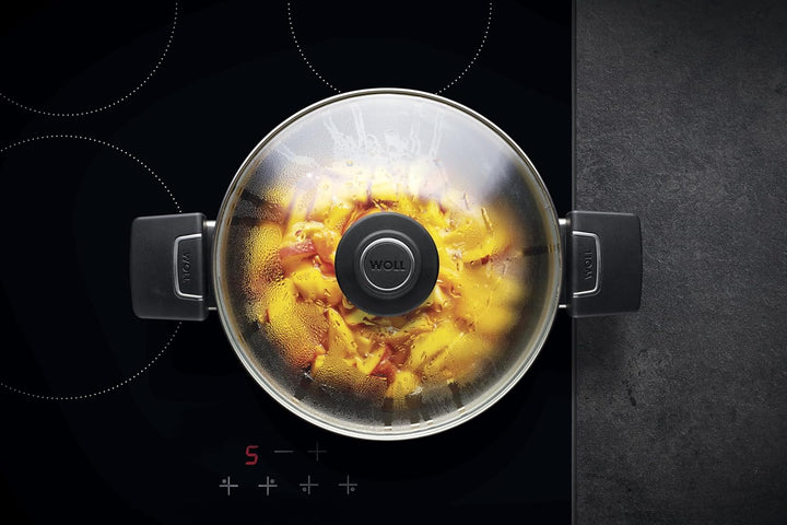 Woll Diamond Lite Kasserolle - Induktiv -, Ø 24 cm Ø, 9 cm hoch, 3.8 Liter, mit 2 Seitengriffen - Ge