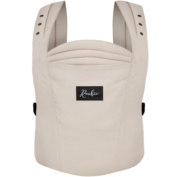 Rookie Babytrage ab Geburt - Ergonomisch, Bequem, Bio-Stoffe - Premium Elite Design - Baby Trage sch