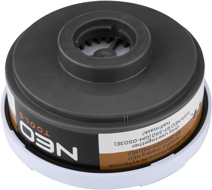 NEO TOOLS A1P2 Kombifilter R, Wiederverwendbar, Organische Dämpfe & Staubschutz 10xNDS, Für 97-350 H