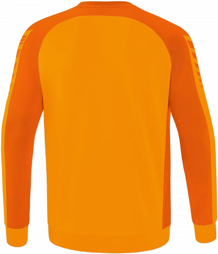 Erima Unisex Casual Six Wings Sweatshirt S New Orange/Orange, S New Orange/Orange