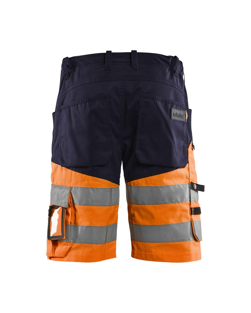 Blaklader 154118118953C48 Hochviskose Shorts mit Dehnung, Marineblau/Orange, Grösse C48 C48 Marinebl