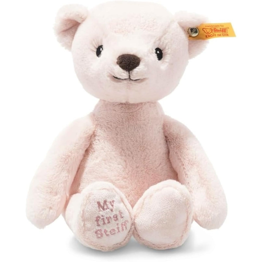 Steiff 242137 Soft Cuddly Friends My First Teddybär- 26 cm - Kuscheltier für Babys - rosa (242137),