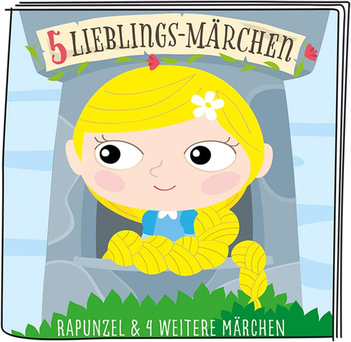 tonies Hörfiguren - 5 Lieblings Märchen Figur: Rapunzel, Froschköing, Hänsel und Gretel, der Wolf un