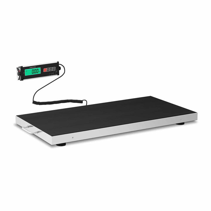 Steinberg Systems SBS-PS-150 Bodenwaage 150 kg / 50 g Antirutschmatte LCD Tierwaage Industriewaage