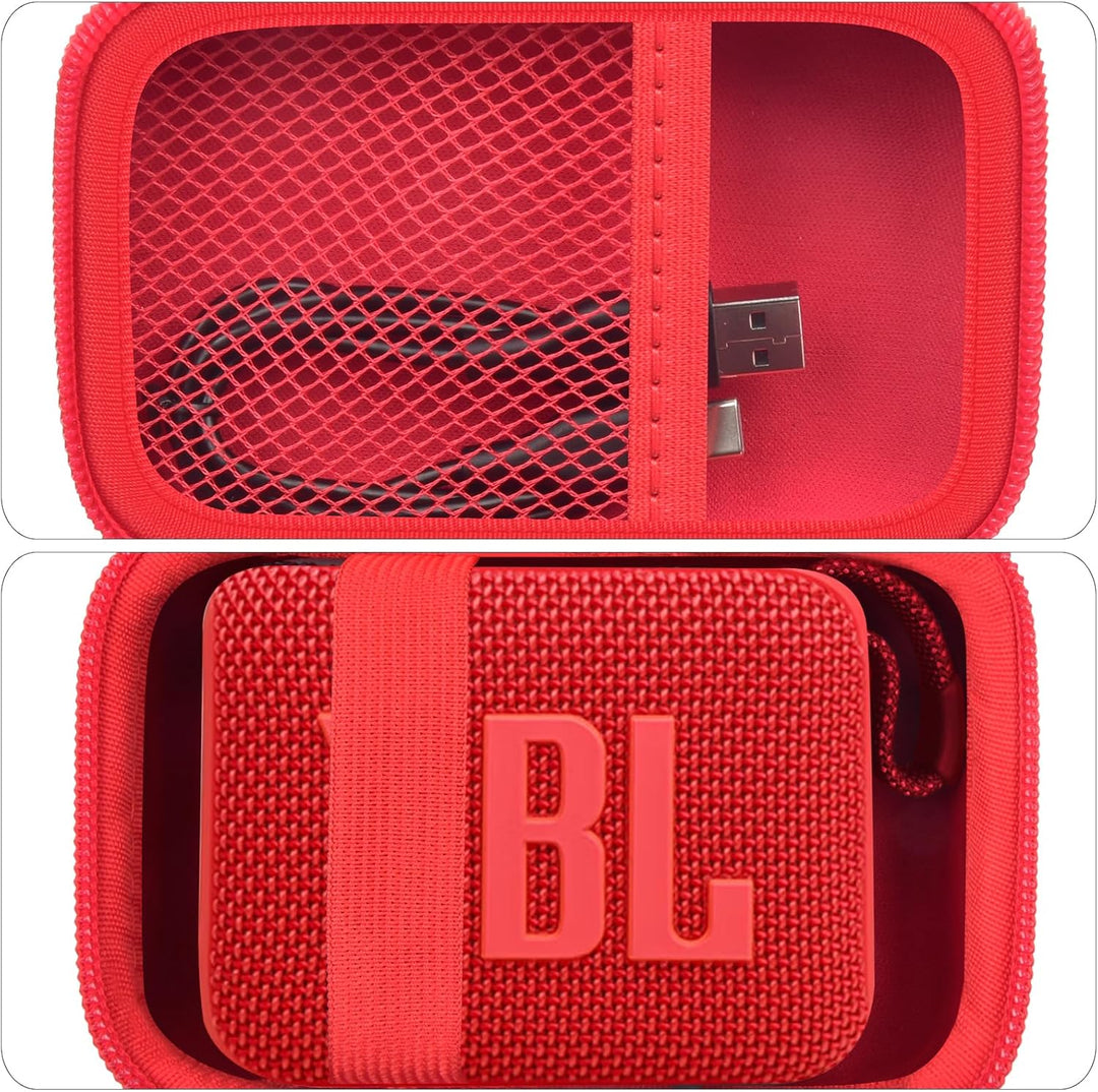 Tragetasche Kompatibel mit JBL Go 4 - tragbarer Bluetooth-Lautsprecher Box Pro Sound, Auch für Go 3/