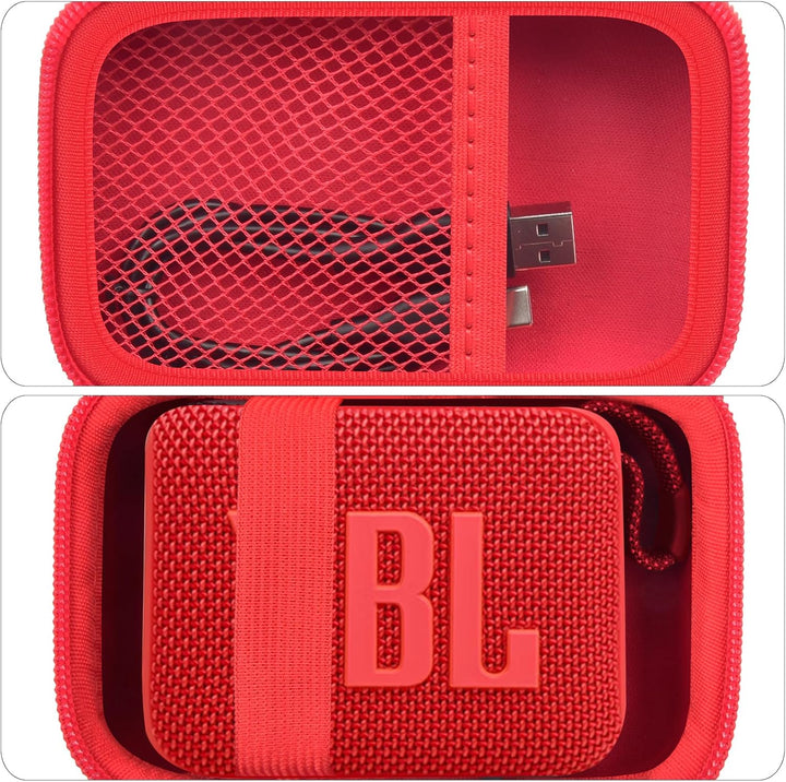 Tragetasche Kompatibel mit JBL Go 4 - tragbarer Bluetooth-Lautsprecher Box Pro Sound, Auch für Go 3/