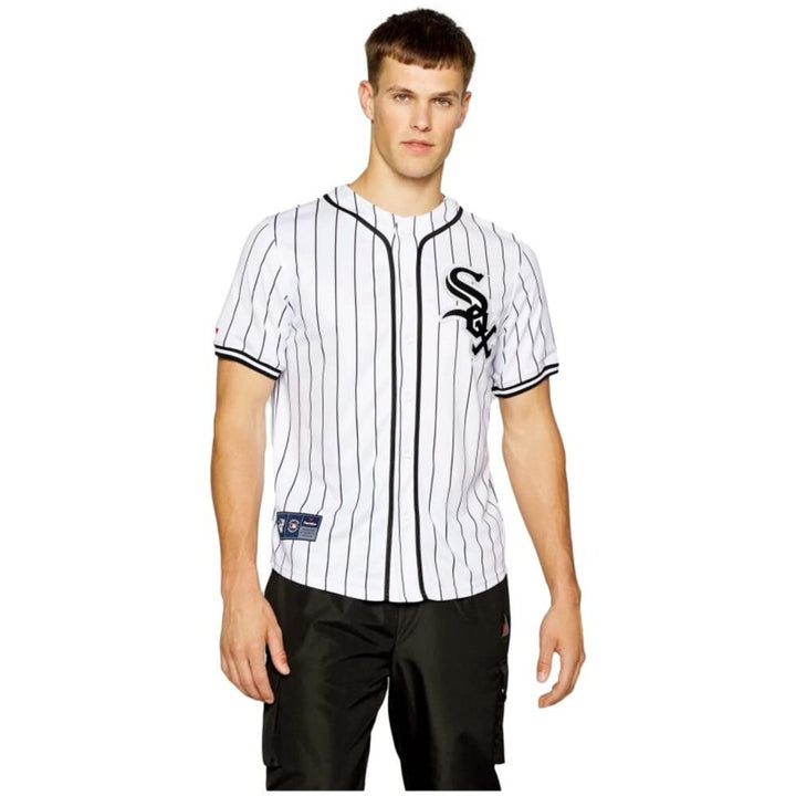 Fanatics - MLB Chicago White Sox Franchise Poly Jersey Hemd Farbe Weiss L Weiss, L Weiß