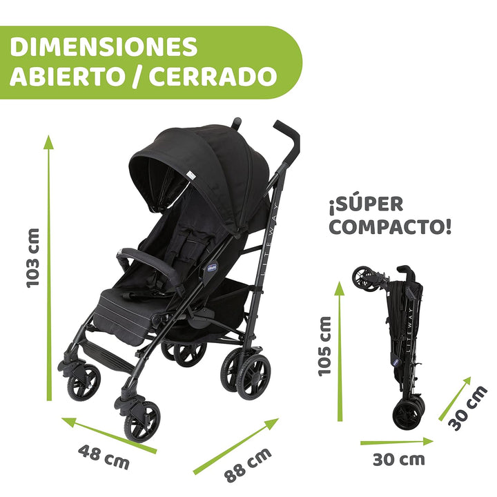 Chicco 4 Kinderwagen - Jet Black