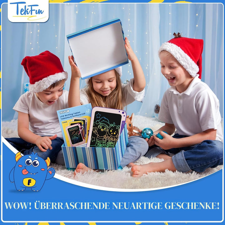 TEKFUN LCD Schreibtafel Kinder Spielzeug ab 3 4 5 6 7 Jahre alt Junge Mädchen, 8,5 Zoll Zaubertafel