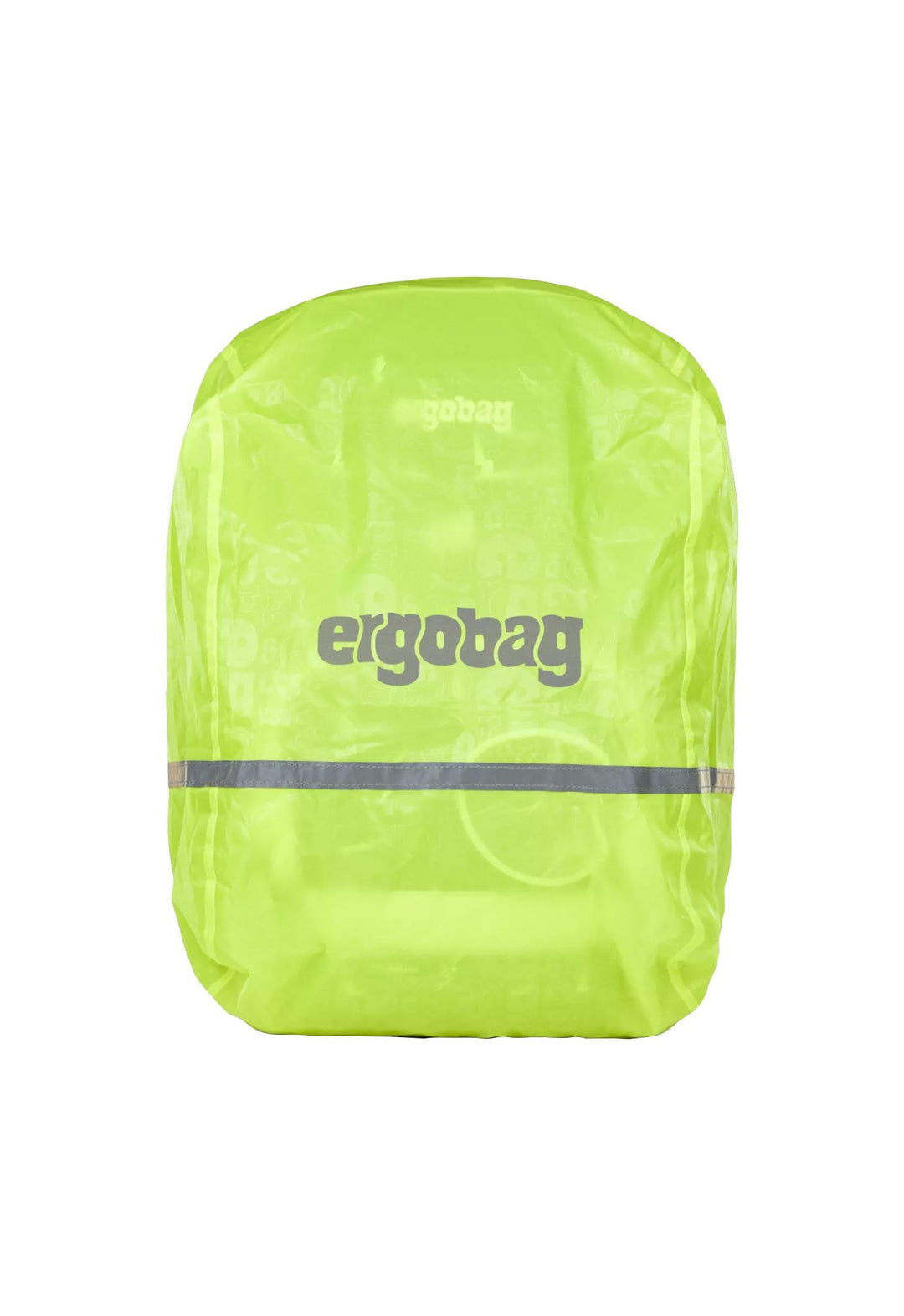 ergobag Regenschutz für Schulranzen und Rucksack, wasserdicht, mit Reflektoren und Gummizug Einheits