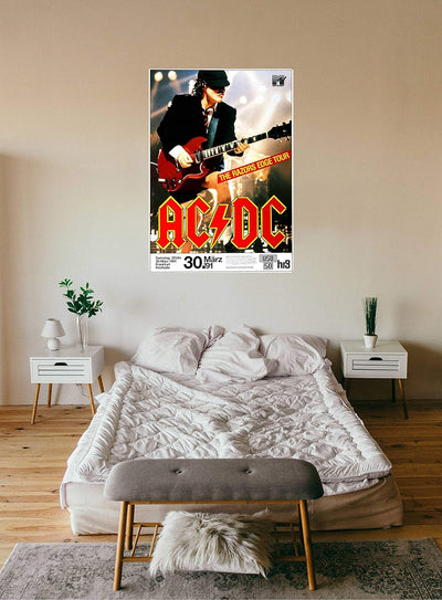 AC/DC - Razors Edge, Frankfurt 1991 » Konzertplakat/Premium Poster | Live Konzert Veranstaltung | DI