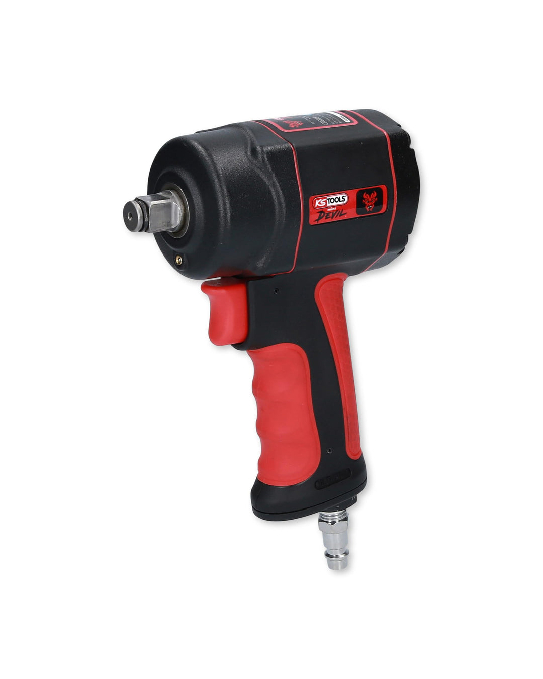 KS Tools 515.1315 1/2" THE miniDEVIL Hochleistungs-Druckluft-Schlagschrauber, 1084Nm Single, Single