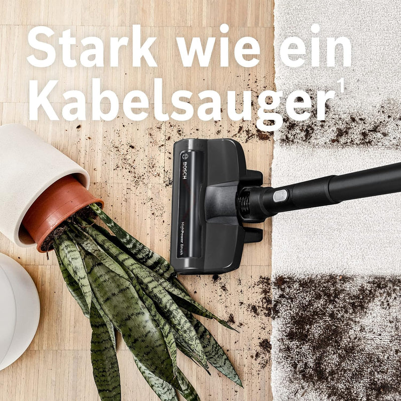 Bosch Akku-Staubsauger Unlimited Gen2 Serie 8 BSS825CARP, beutellos, bis 45 Min Laufzeit, austauschb