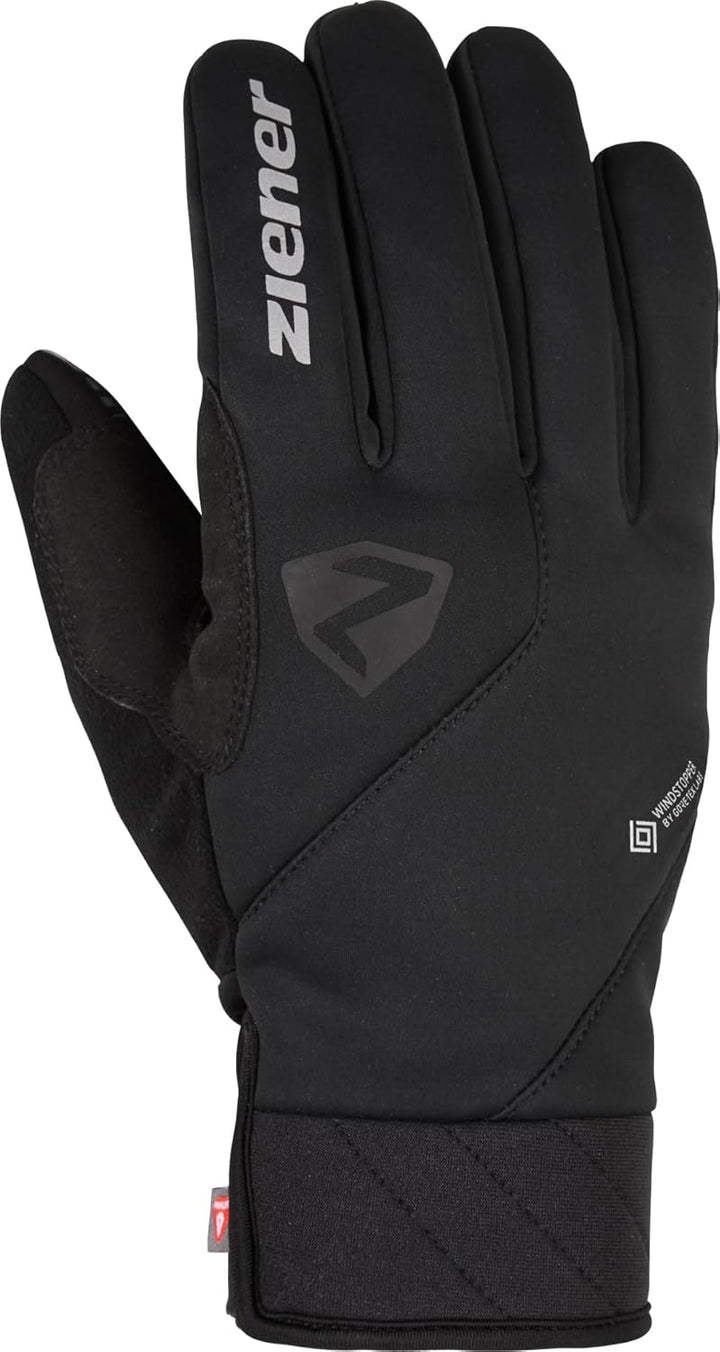 Ziener Herren Donni Fahrrad-Handschuhe Winter | Primaloft, Gore-Tex Infinium 7 Schwarz, 7 Schwarz