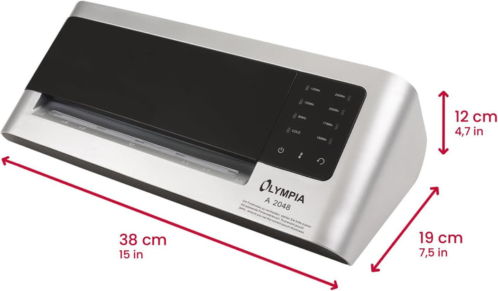 Olympia A 2048 Laminiergerät für A4, 80 - 175 Micron, 3011 Single, Single