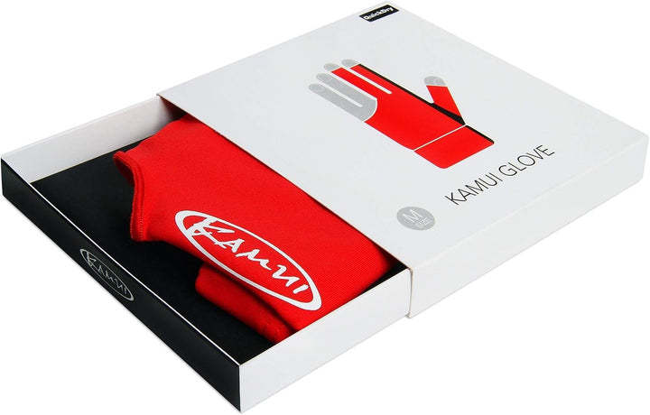 KAMUI Billardhandschuh QuickDry für linke Hand, Rot XS, XS