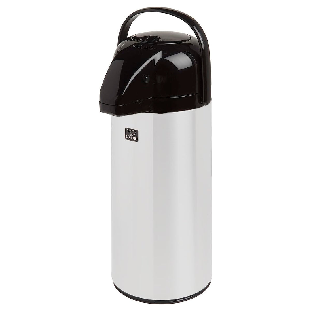 Zojirushi Airpot Isolierkanne aus Edelstahl mit Innenflasche aus Glas, 1,9 l
