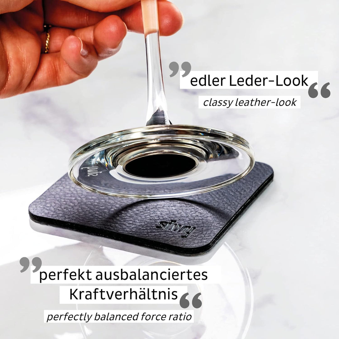 silwy® Magnetgläser, feine Kristallgläser mit perfekt integrierten Magneten und metallischen Nano-Ge