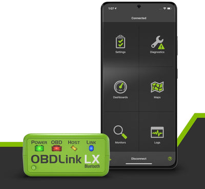 ScanTool 427201 OBDLink LX Bluetooth: Professional OBD-II Scan Tool for Android & Windows by ScanToo