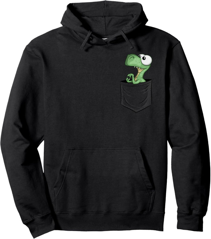 Mini Dinosaurier | Cooler Dino T-Rex in deiner Tasche Pullover Hoodie