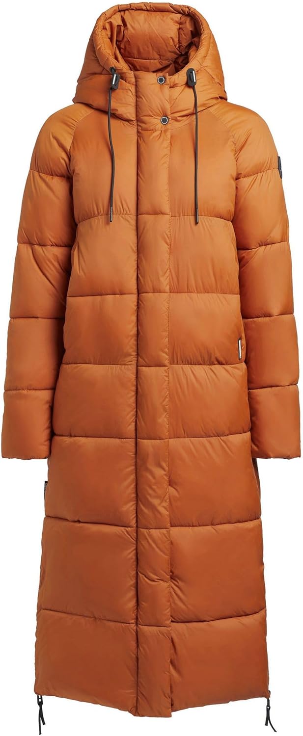 khujo Giesa Frauen Wintermantel schwarz Basics, Casual Wear, Streetwear S braun, S braun
