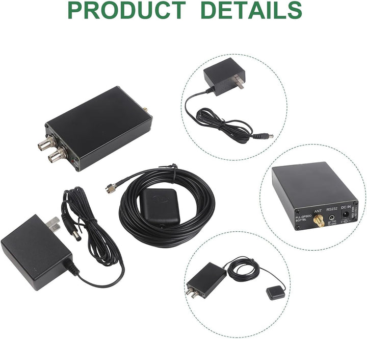 SPORTARC GPS-Disziplin-Oszillator mit PLL GPSDO 10MHz Sinuswelle, Adapter, GPS ANT