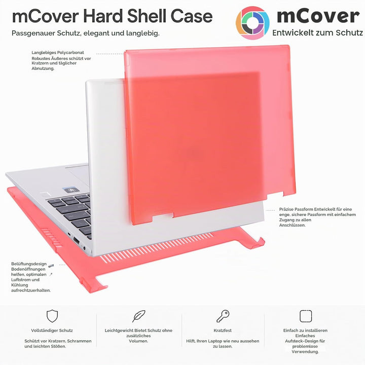 mCover Nur kompatibel mit HP EliteBook 830 | 835 G9 / G10 und Elite x360 830 G9 / G10 2-in-1 Windows
