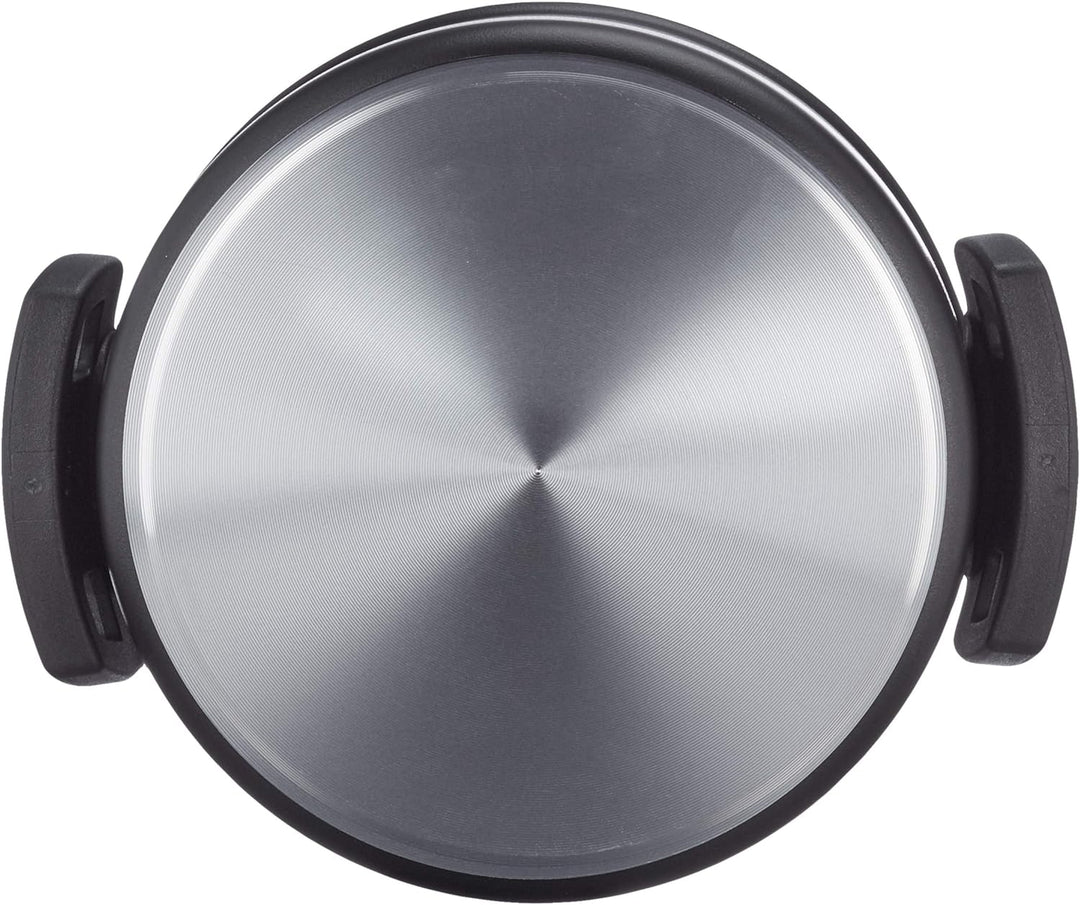 BALLARINI Click + Cook Kochtopf, Antihaftbeschichtet, 16 cm, Mit klappbaren Kunststoff-Griffen, Schw
