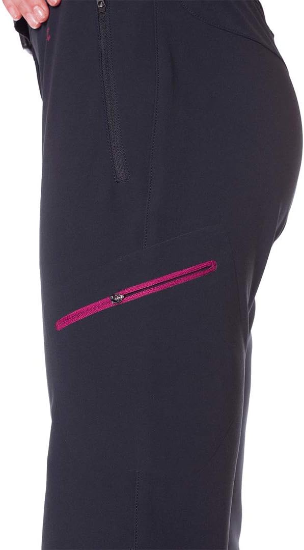 Trangoworld Damen Lange Hose Luna XS Schwarz, XS Schwarz