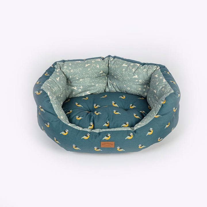 FatFace Flying Birds Deluxe Slumber Hundebett, 76,2 cm 76,2 cm., 76,2 cm.