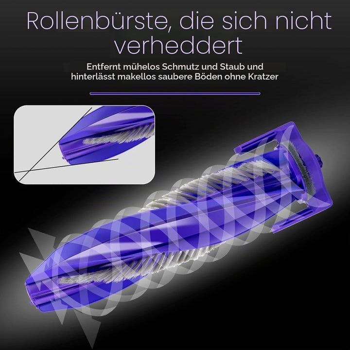(2 Stück) Ersatz Bürstenrollen Kompatibel für Narwal Freo X Ultra Roboter Staubsauger und Wischer Ko