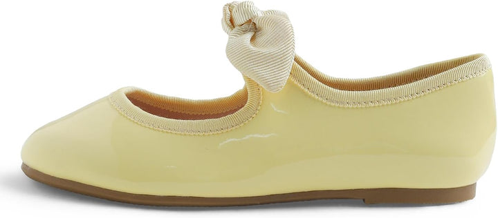 Feversole Girls Cute Dress, Mädchen süsses Kleid Mary Jane Schuhe weiche Party Urlaub Ballerinas 29