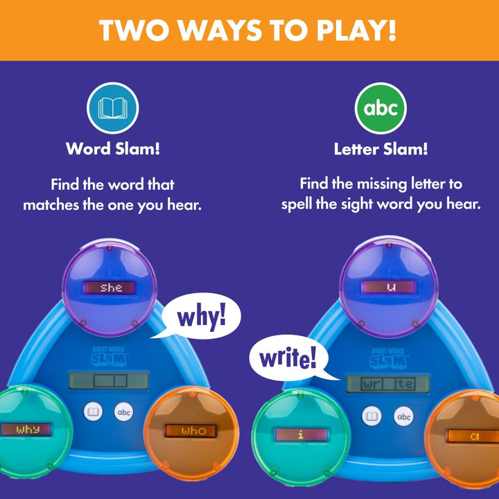 Learning Resources EI-8434 Slam, ab 5 Jahren, über 185 englische Sight Words Lernen, 2 Modi, elektro