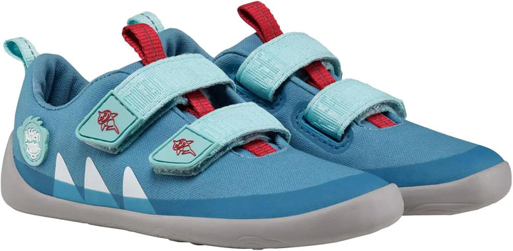 Affenzahn Barfussschuh Baumwolle Lucky Klettverschluss Vegan rutschfest Flexibel für den Sommer in G
