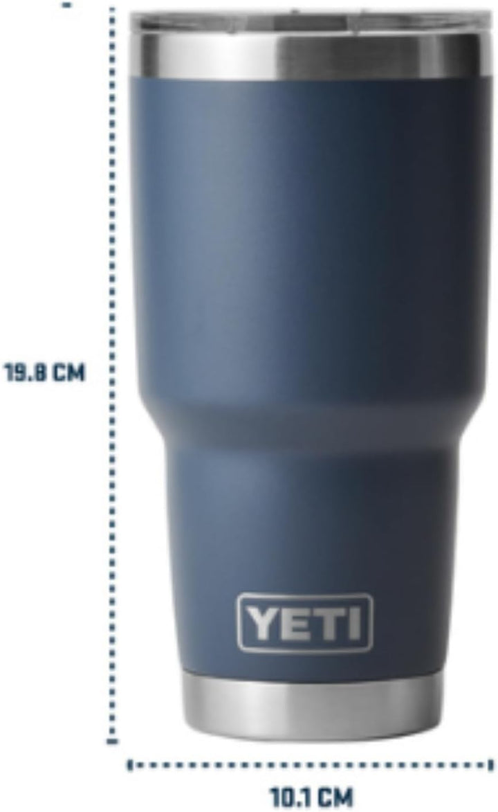 YETI Ramble Becher Mit MagSlider Deckel, Big Wave Blue, 30 oz (887 ml), Big Wave Blue