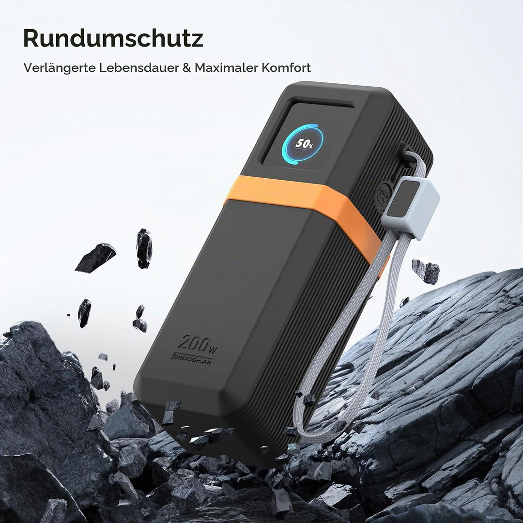 Silikon-Schutzhülle für UGREEN Nexode Pro Power Bank 25000mAh 200W Max Schnellladen, Powerbank Hülle