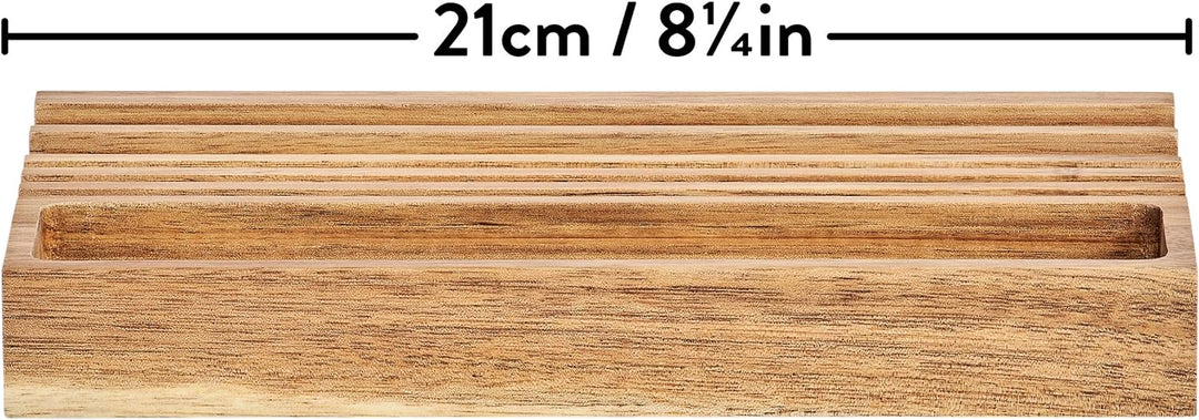 Gentlemen's Hardware Schreibtisch-Organizer aus Holz mit Telefonständer – enthält Stauraum für Stift