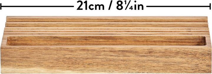 Gentlemen's Hardware Schreibtisch-Organizer aus Holz mit Telefonständer – enthält Stauraum für Stift