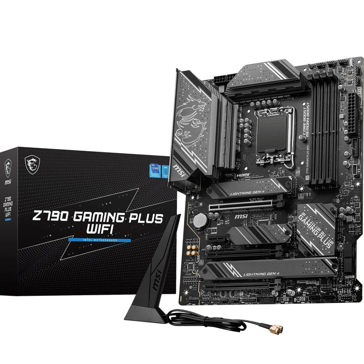 MSI Z790 GAMING PLUS WIFI Motherboard, ATX - Unterstützt Intel Core Prozessoren der 12. und 13. Gene
